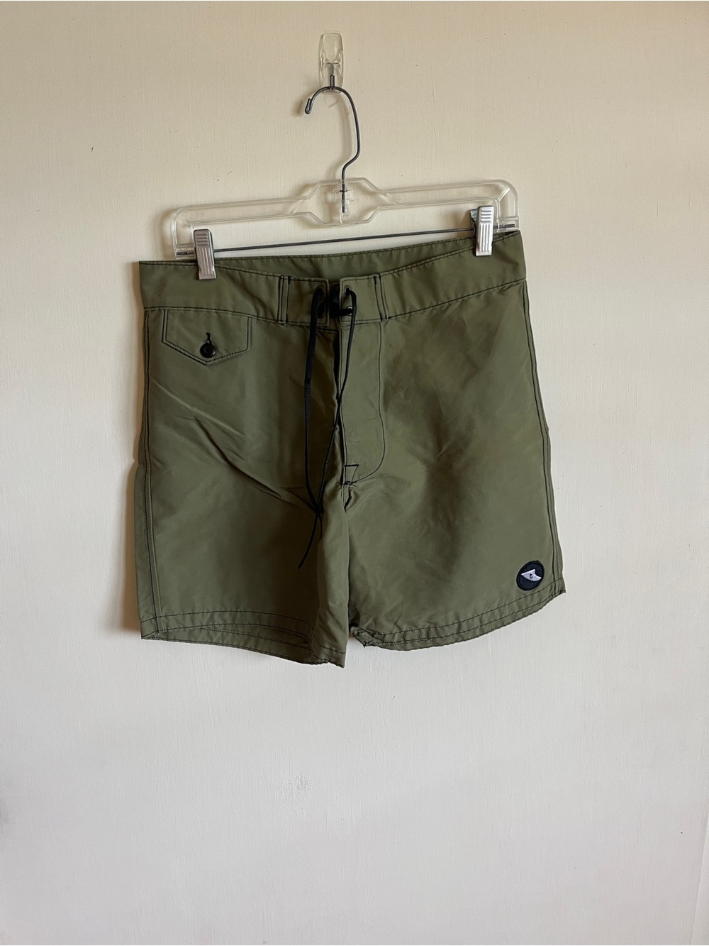 Trim Hawaii boardshorts Olive Green Swim with Drawstring